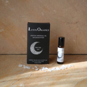 Lueur Organics 'The Veil' 222 Crystal Essential Oil Roller Bottle