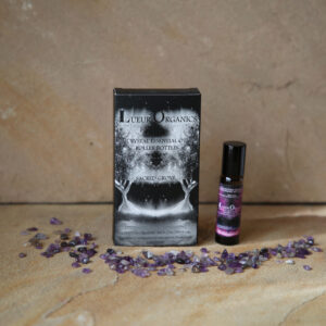Lueur Organics 'Sacred Grove' Crystal Essential Oil Roller Bottle